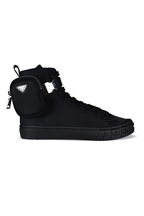 green high top prada sneakers|Prada high top sneakers men.